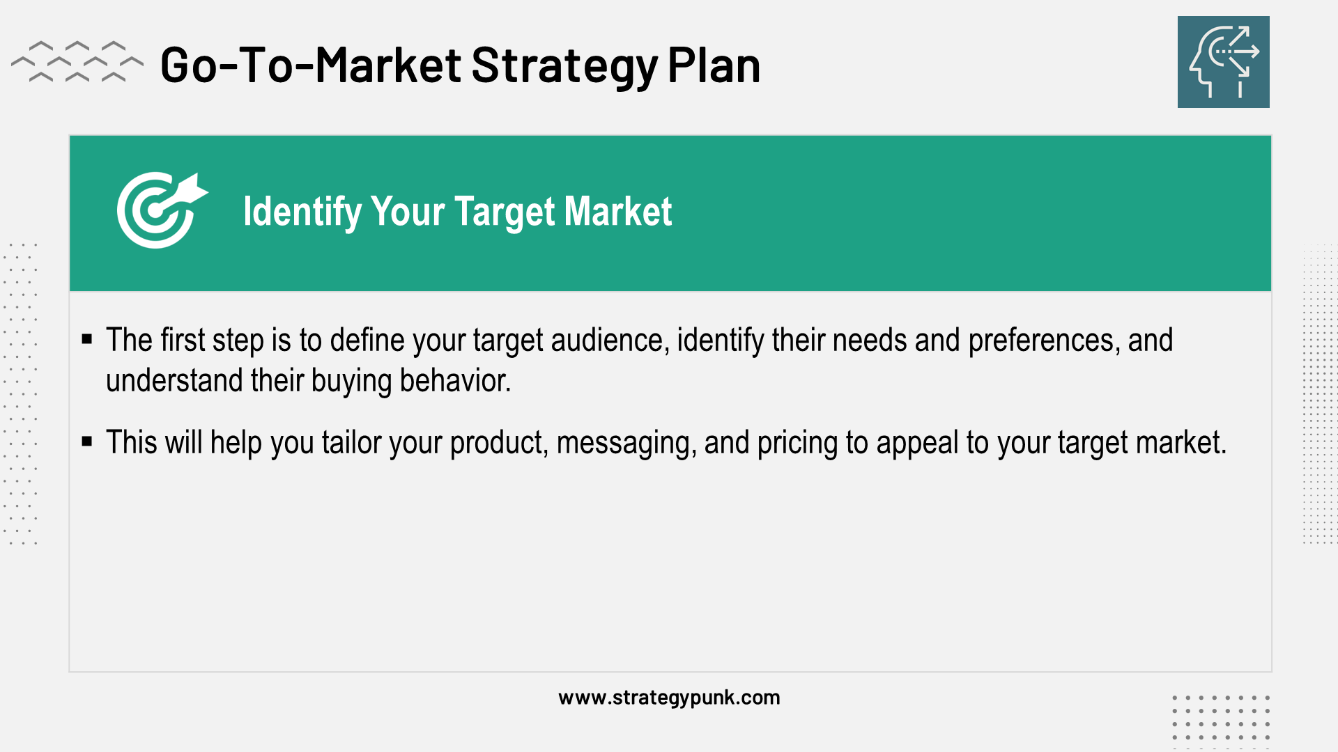 go to market strategy presentation examples