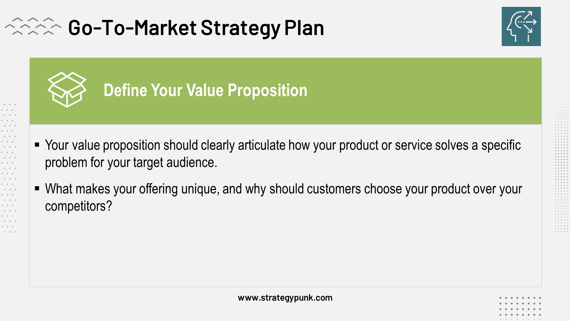 go to market strategy presentation examples