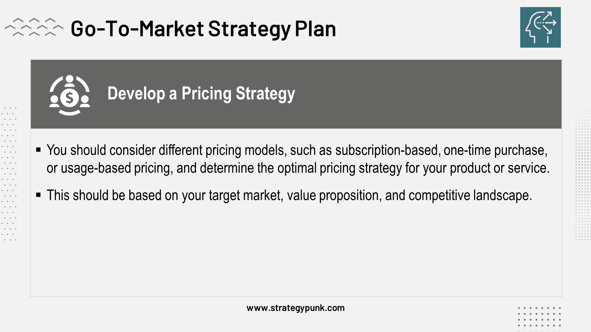 go to market strategy presentation examples