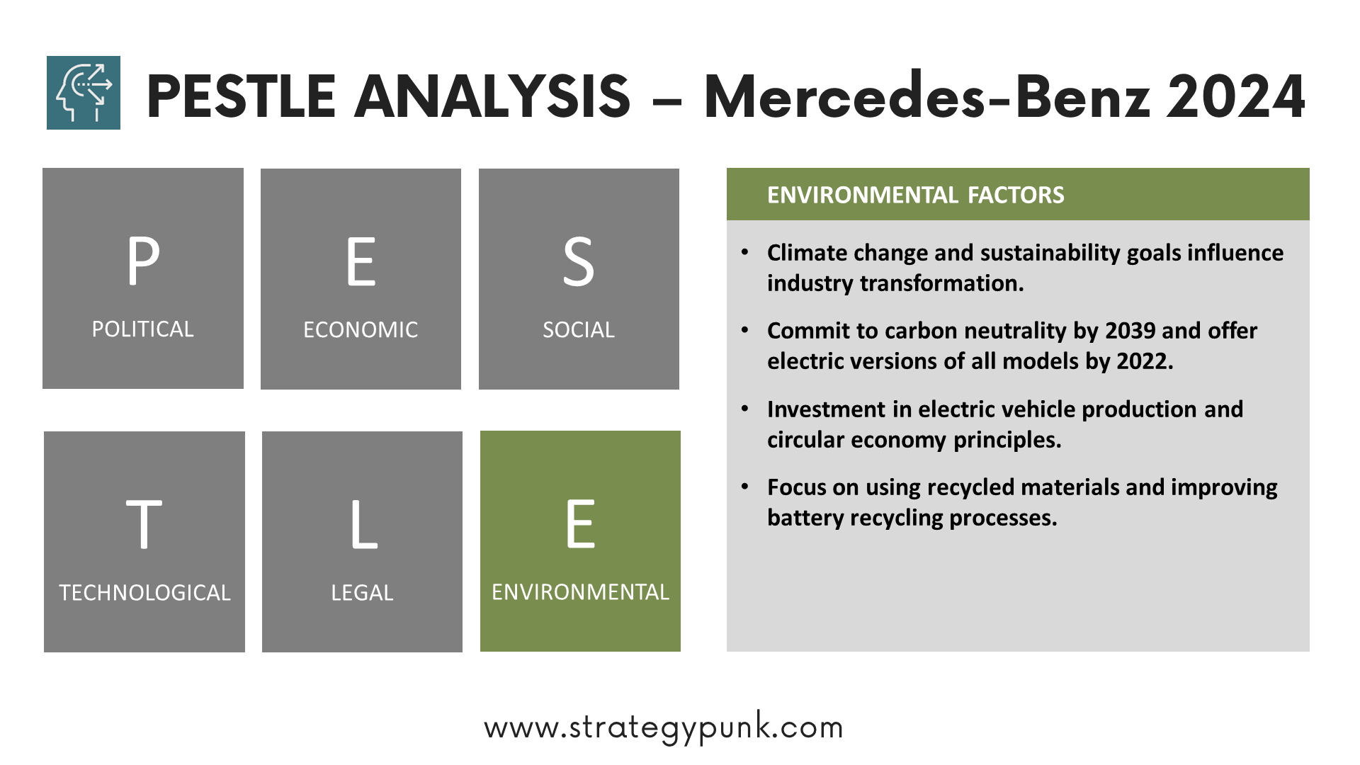 Mercedes-Benz PESTLE Analysis: Adapting to a Shifting Landscape (Free PPT)