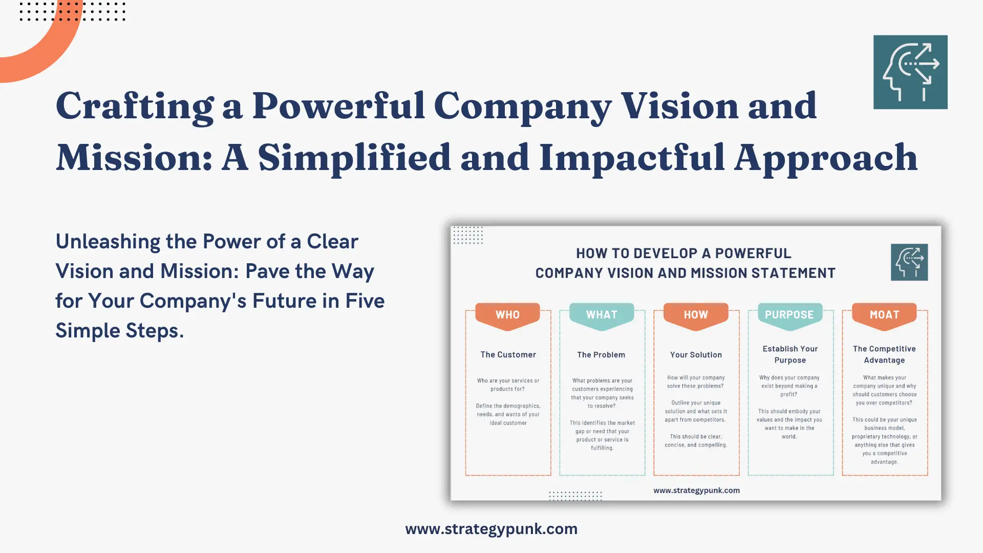 Crafting a Powerful Company Vision and Mission Statement (Free Template)