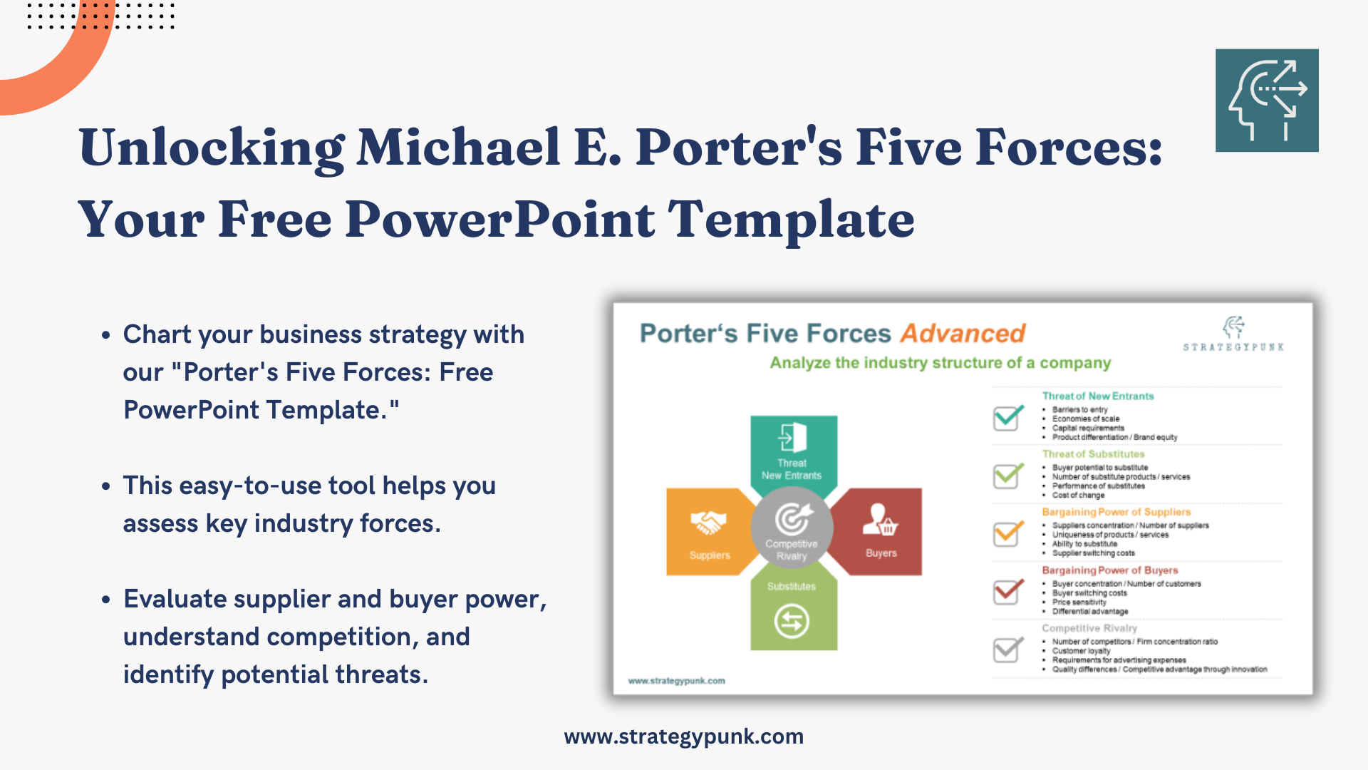 Unlocking Michael E. Porter's Five Forces: Your Free PowerPoint Template