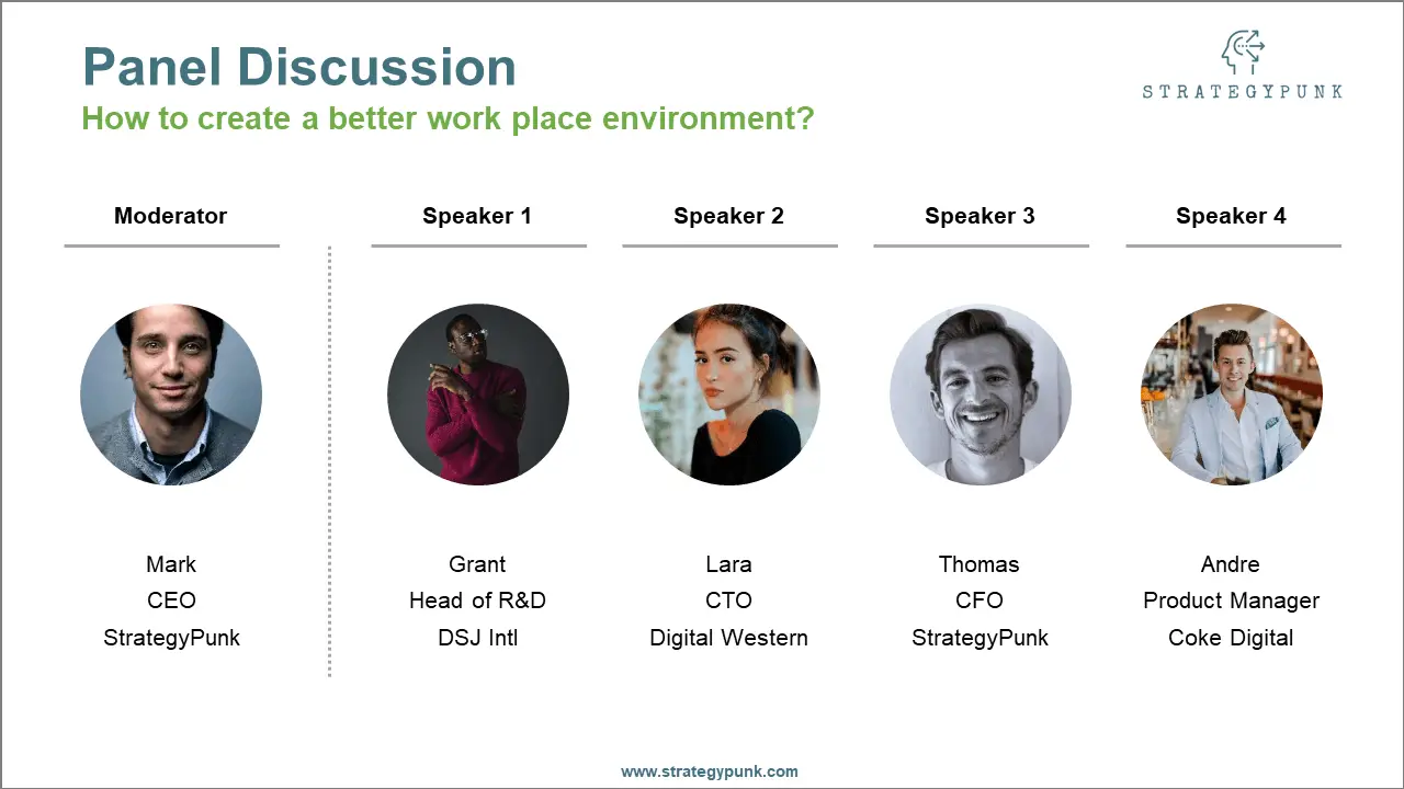 Panel Discussion Free PowerPoint Template