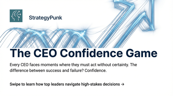 CEO confidence - #1 reason why founders fail
