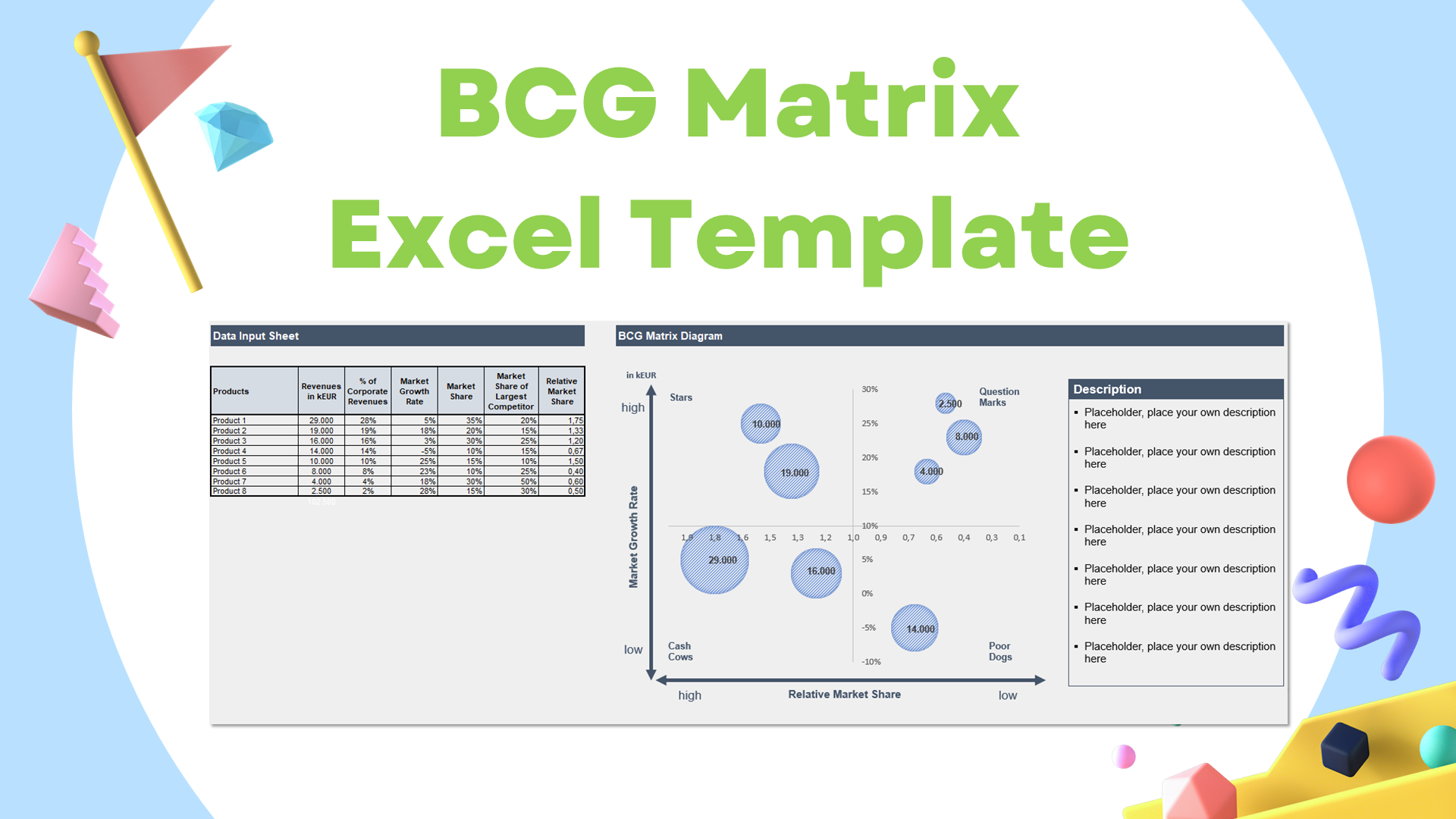 BCG Matrix: Excel Template