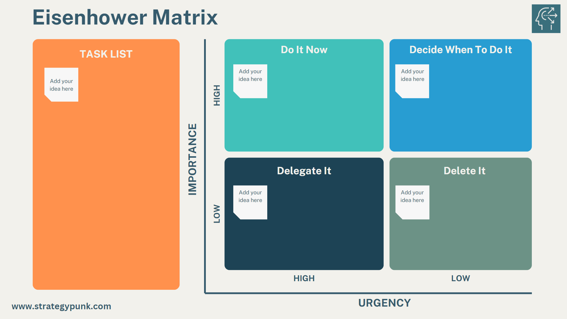 Organize your tasks with the Eisenhower Matrix: Guide and FREE Template