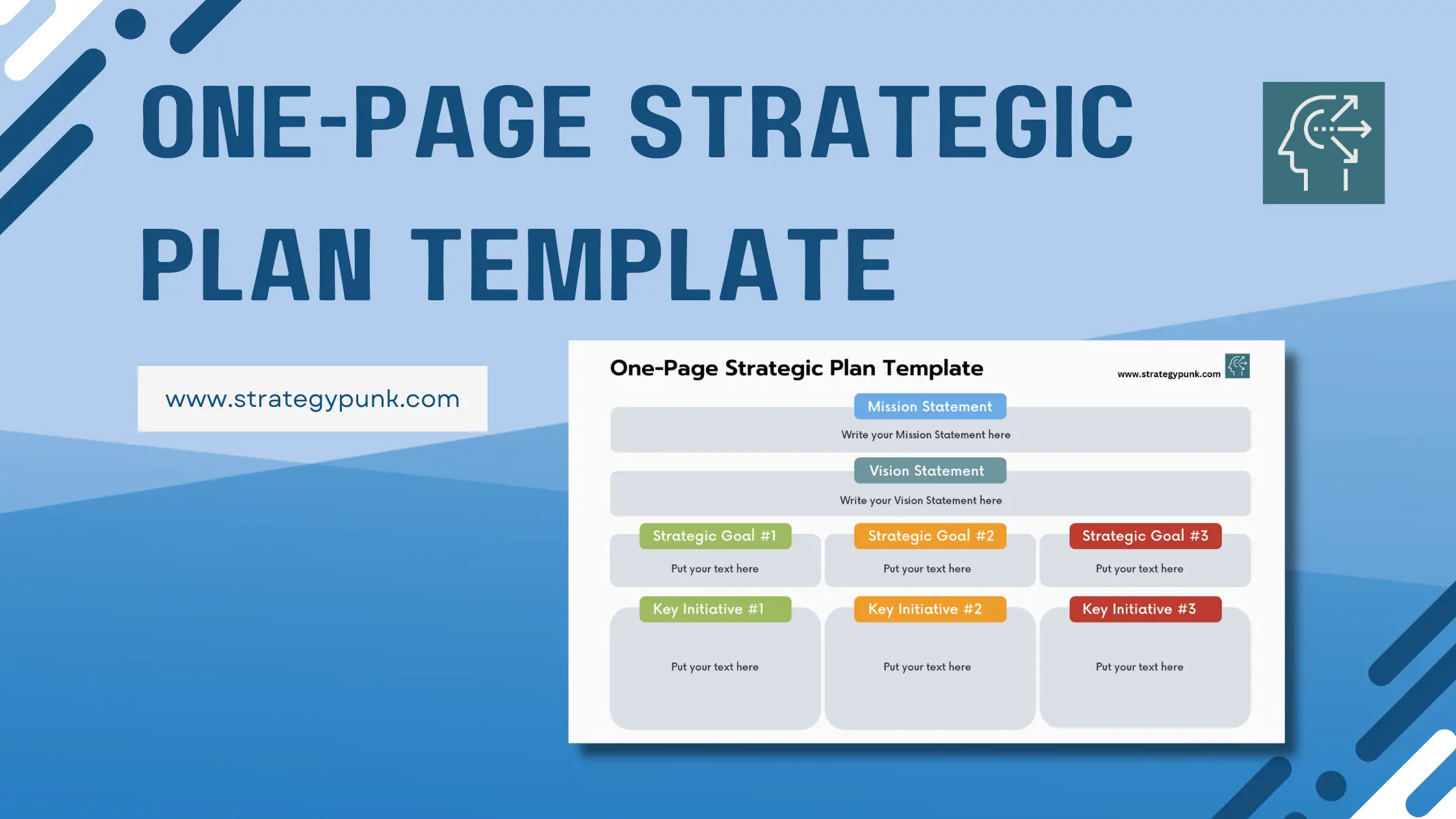 Introducing Our One-Page Strategic Plan Template (Free PPT)